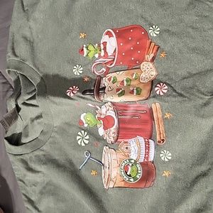 Grinch Christmas Starbucks t-shirt